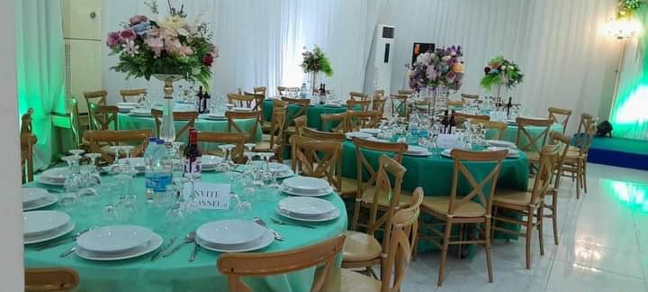 Réception décorée par Miel Events
